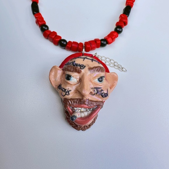 POST MALONE NECKLACE HANDMADE - Picture 4 of 4